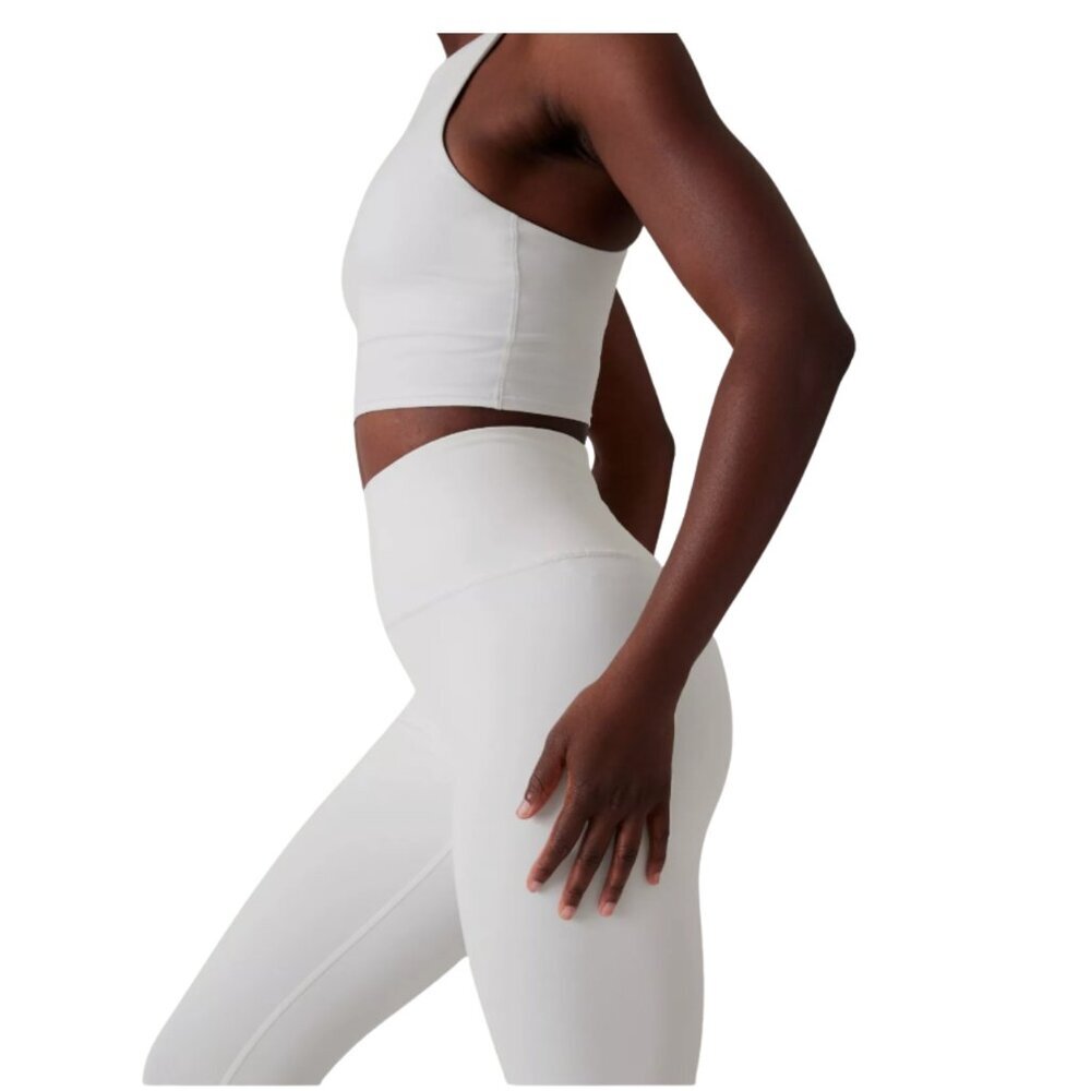 White Athleta Ultra high rise elation 7/8 tight - Picture 3 of 5